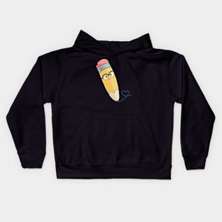 Nerdy pencil Kids Hoodie